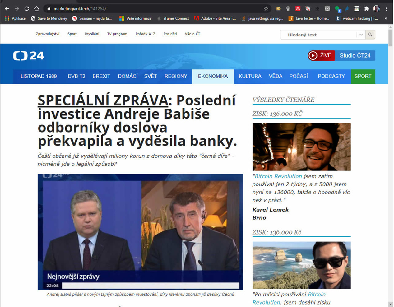 Fake Andrej Babiš
