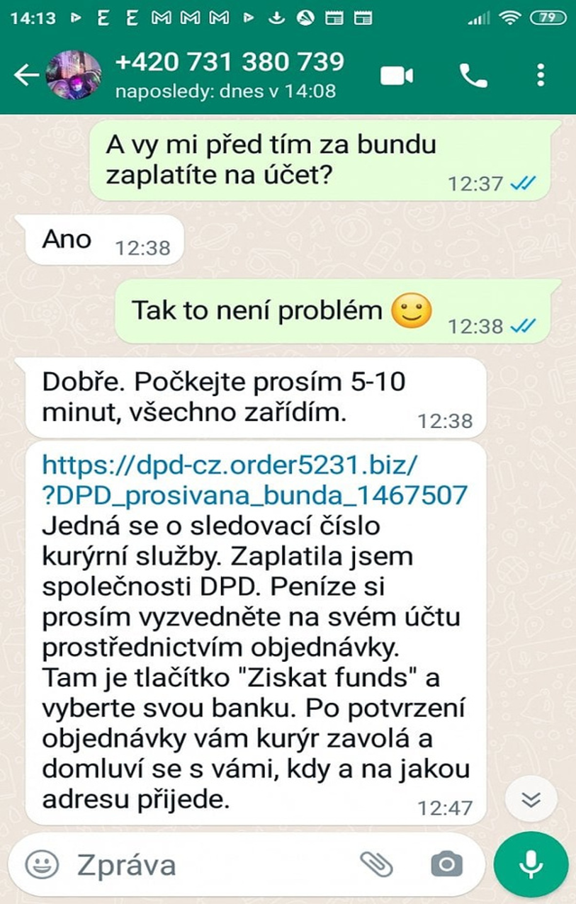 Podvod nákup